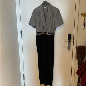 Vintage Taurus II Checkered Jumpsuit